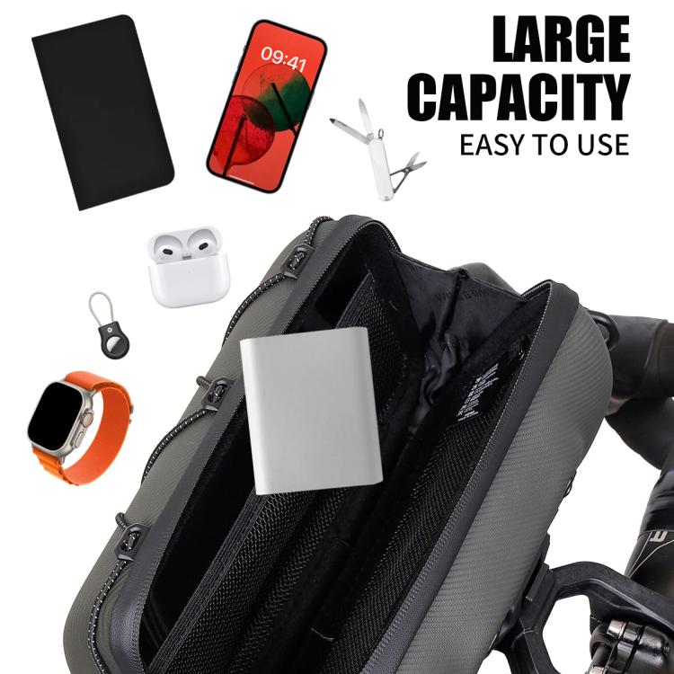 WILD MAN GD7X Mountain Bicycle EVA Hard Shell Handlebar Bag Quick Release Bracket