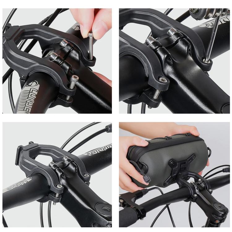 WILD MAN GD7X Mountain Bicycle EVA Hard Shell Handlebar Bag Quick Release Bracket