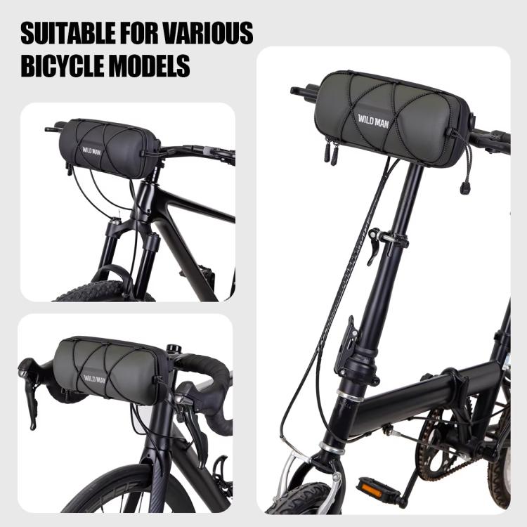 WILD MAN GD7X Mountain Bicycle EVA Hard Shell Handlebar Bag Quick Release Bracket