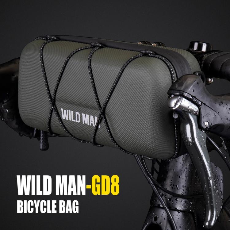 WILD MAN GD8 Mountain Bicycle EVA Hard Shell Handlebar Bag