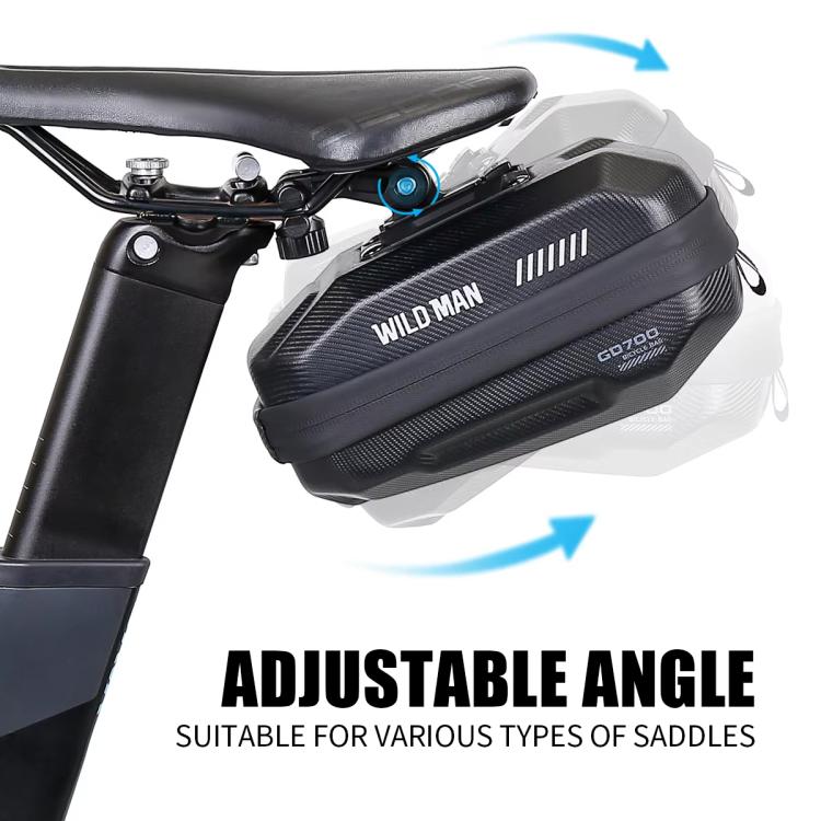 WILD MAN GD700 Mountain Bicycle EVA Hard Shell Bag Bike Seat Bag