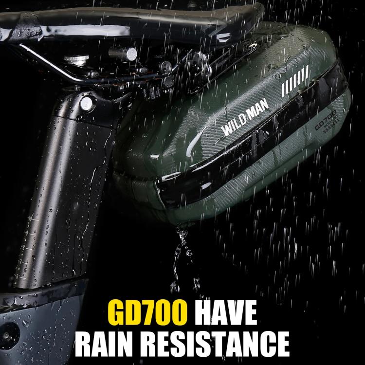 WILD MAN GD700 Mountain Bicycle EVA Hard Shell Bag Bike Seat Bag