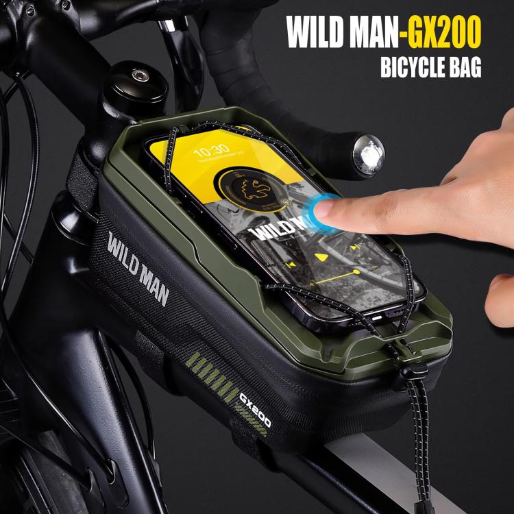 WILD MAN GX200 Mountain Bicycle EVA Hard Shell Bag Bike Front Fixing bracket