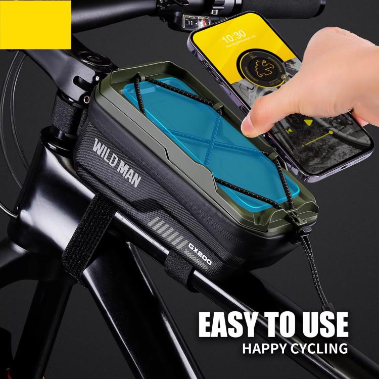 WILD MAN GX200 Mountain Bicycle EVA Hard Shell Bag Bike Front Fixing bracket