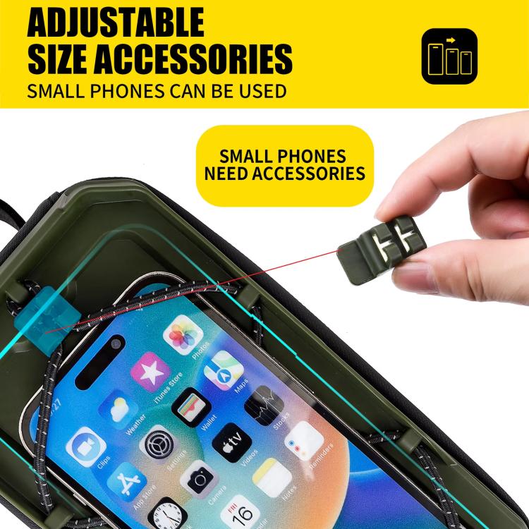 WILD MAN GX200 Mountain Bicycle EVA Hard Shell Bag Bike Front Fixing bracket