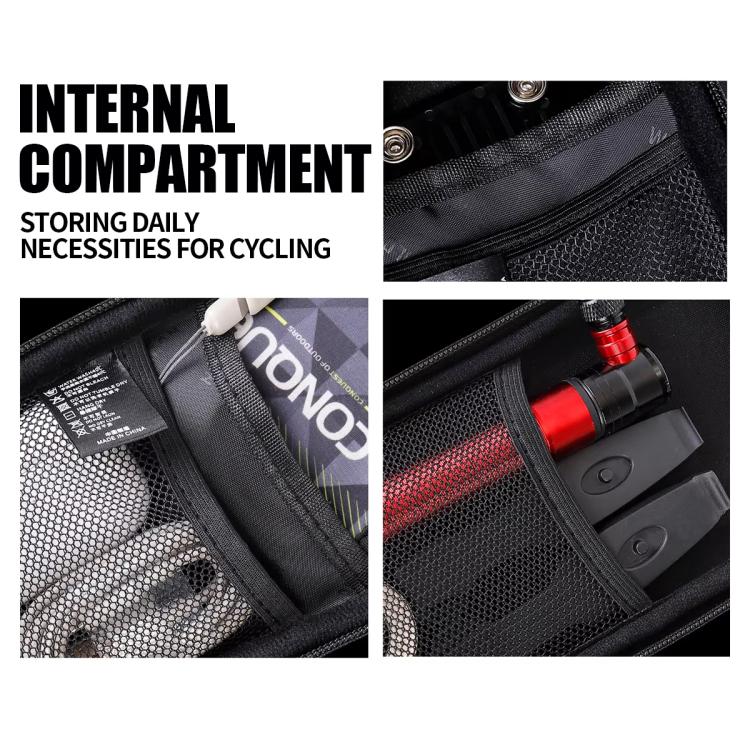 WILD MAN GX220X Mountain Bicycle EVA Hard Shell Bag Bike Front Quick Release Bracket