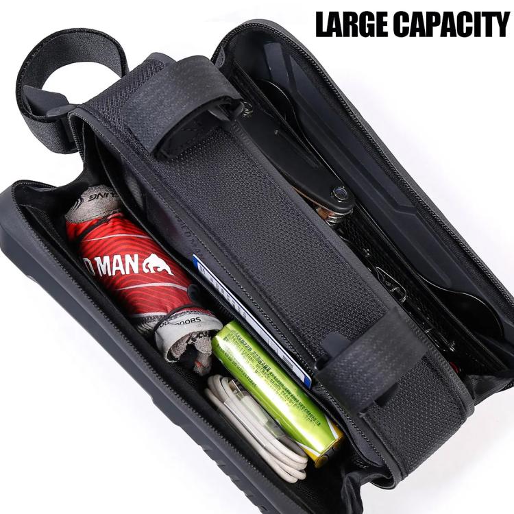 WILD MAN M40 Mountain Bicycle Front Beam Triangle Bag TPU Carbon Fiber Hard Shell Bag Cycling Equipment