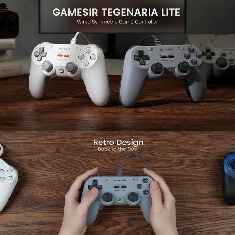 GameSir Tegenaria Lite Wired Symmetric Game Controller for PC / Steam / Switch / iOS / Android