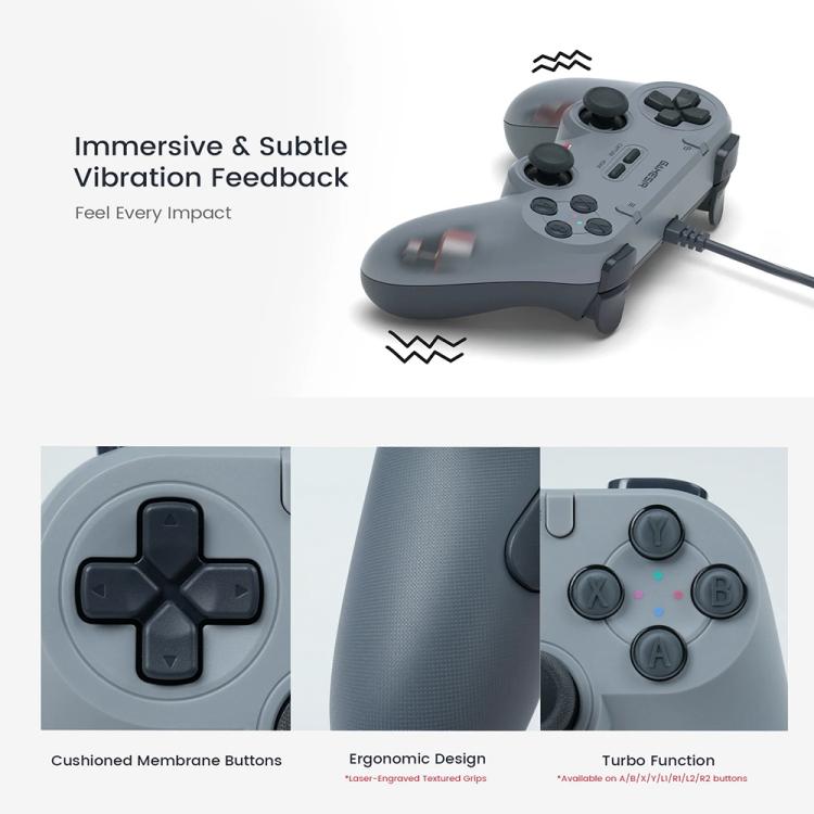 GameSir Tegenaria Lite Wired Symmetric Game Controller for PC / Steam / Switch / iOS / Android