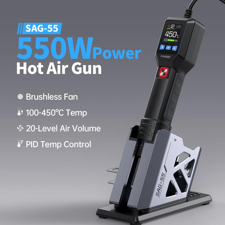 FNIRSI SAG-55 550W High Temperature Portable Micro Hot Air Gun