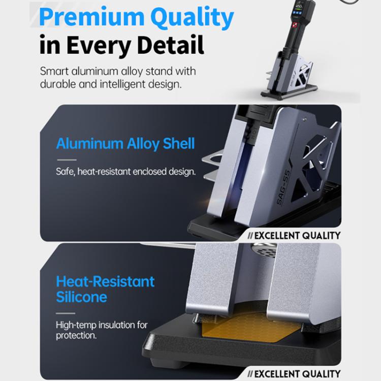 FNIRSI SAG-55 550W High Temperature Portable Micro Hot Air Gun