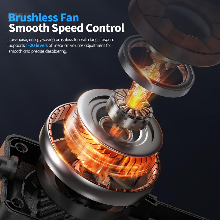 FNIRSI SAG-55 550W High Temperature Portable Micro Hot Air Gun