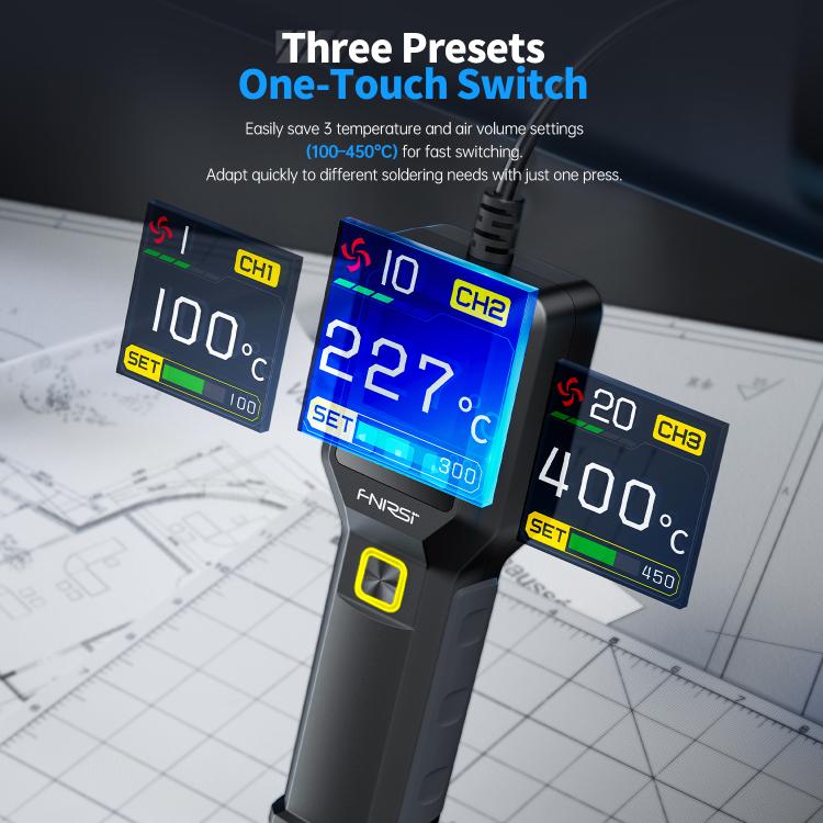 FNIRSI SAG-55 550W High Temperature Portable Micro Hot Air Gun