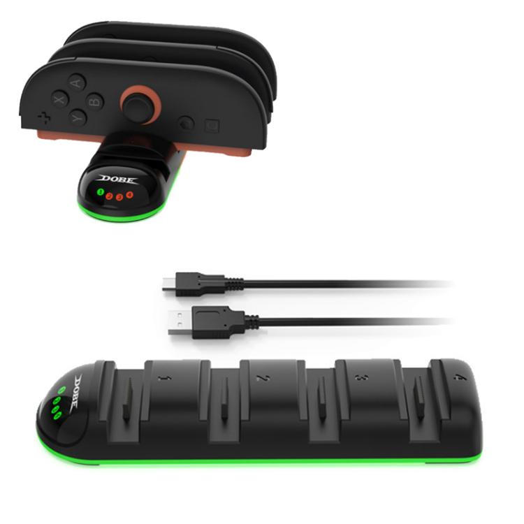 For Nintendo Switch 2 Handle 4 in 1 Charging Station with LED Display Light