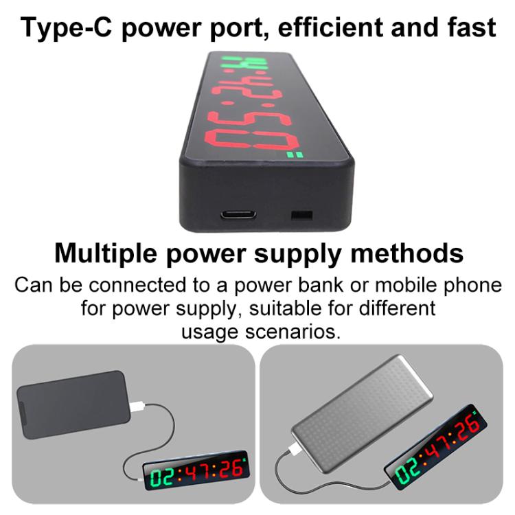 KYX--0010 Portable Magnetic Digital Display Timer Sports Group Countdown Timer