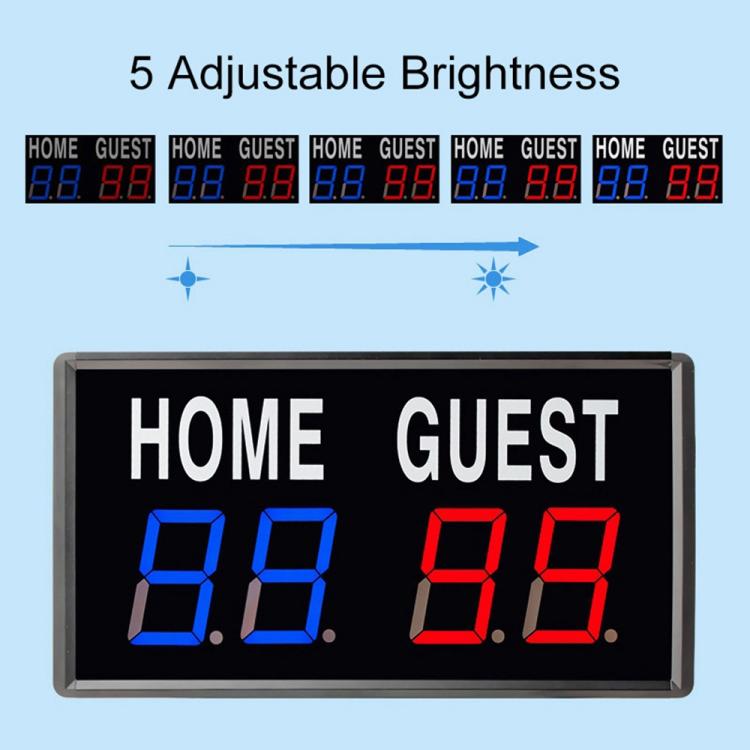 KYX--0014 LED Portable Electronic Scoreboard Remote Control Sports Game Score Record