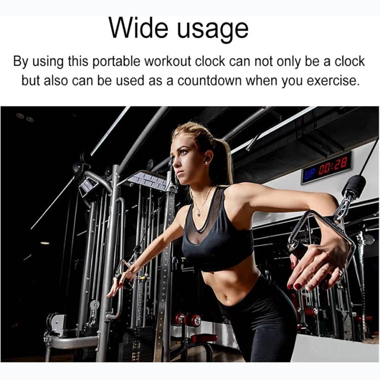 KYX--0015 1.5 inch 6-digit Cycle Interval Fitness Exercise Multi-function Timer