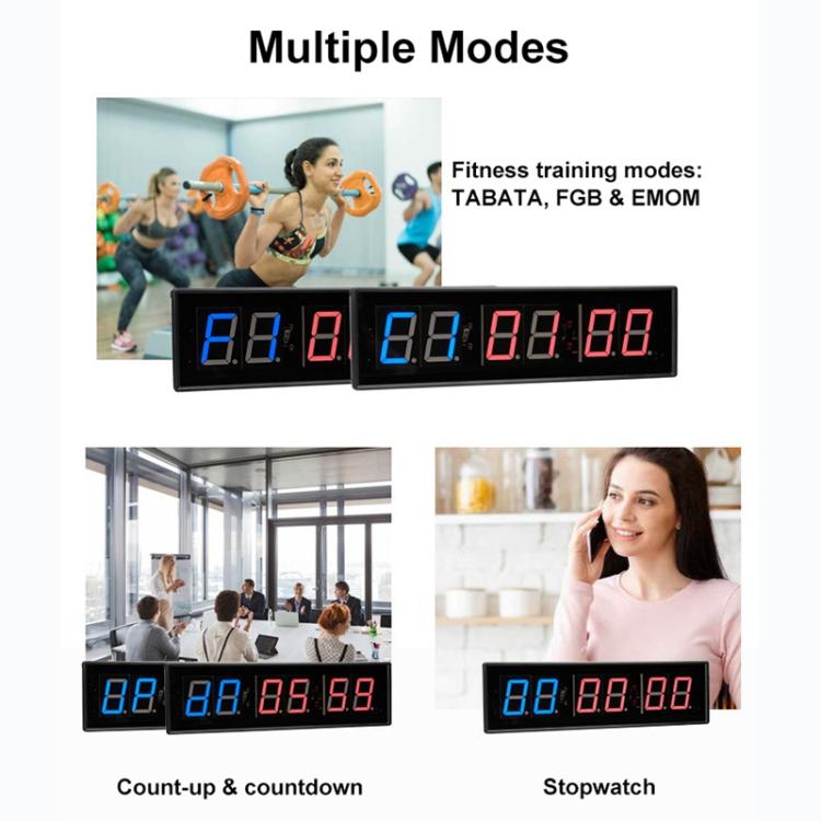KYX--0023 2.3 inch 6-digit LED Sports Fitness Multi-function Timer