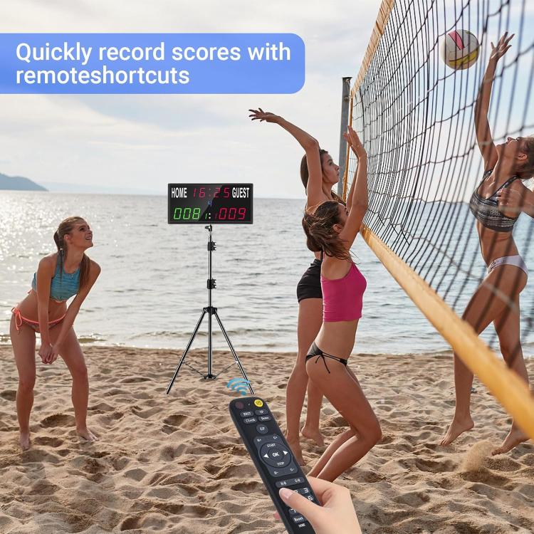 KYX--0030 13-digit LED Electronic Scoreboard Remote Control Multi-function Competition Timer