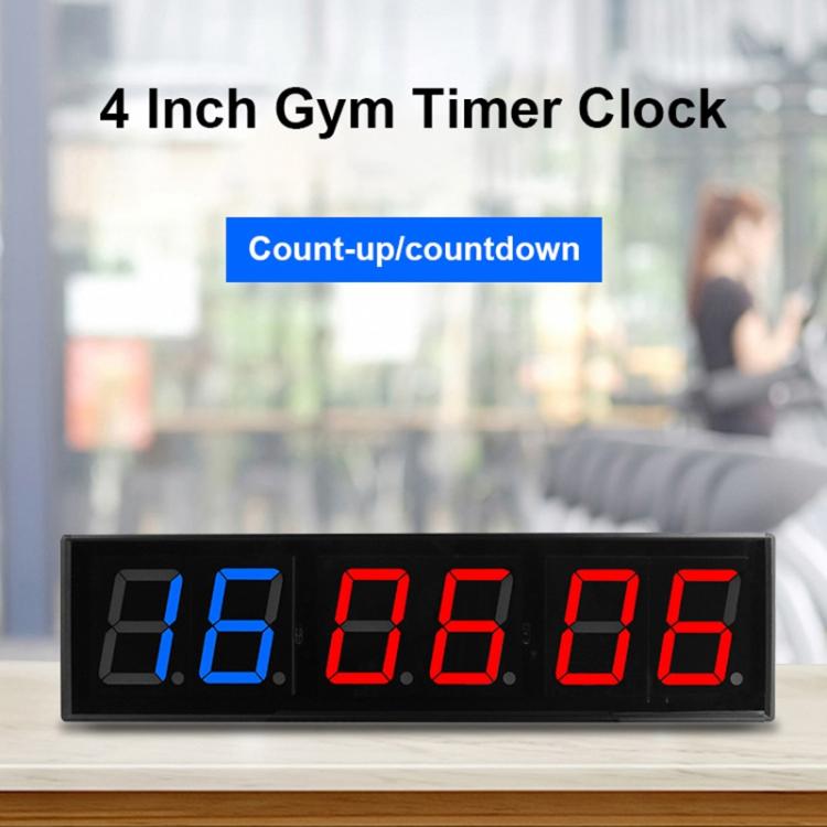 KYX--0040 4 inch 6-digit LED Sports Fitness Multi-function Timer