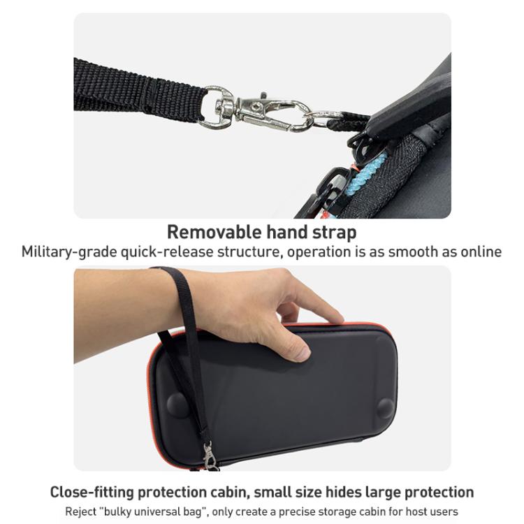 For Nintendo Switch 2 iPlay HBS-2835 Simple Thin Handle Storage Bag with Lanyard