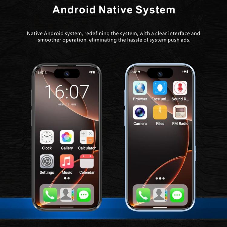 Melrose S17 Max, 4GB+64GB, 3.75 inch Android 12.0 MTK6765 Octa Core, Network: 4G, Dual SIM, Support Google Play