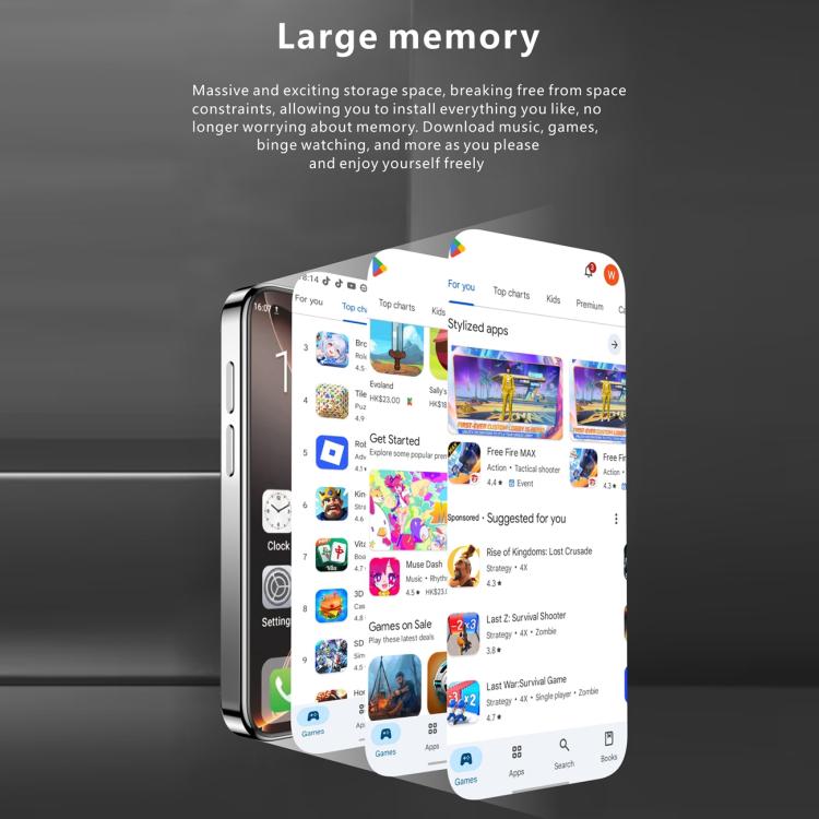 Melrose S17 Max, 4GB+64GB, 3.75 inch Android 12.0 MTK6765 Octa Core, Network: 4G, Dual SIM, Support Google Play