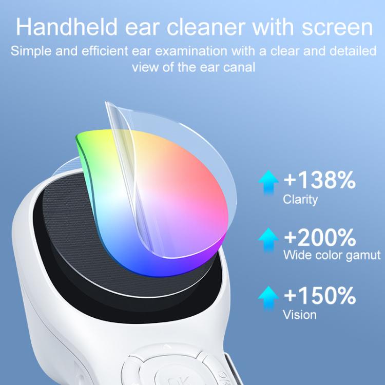 TESLONG SA160 1.45 Inch HD Screen Handheld Smart Visual Otoscope