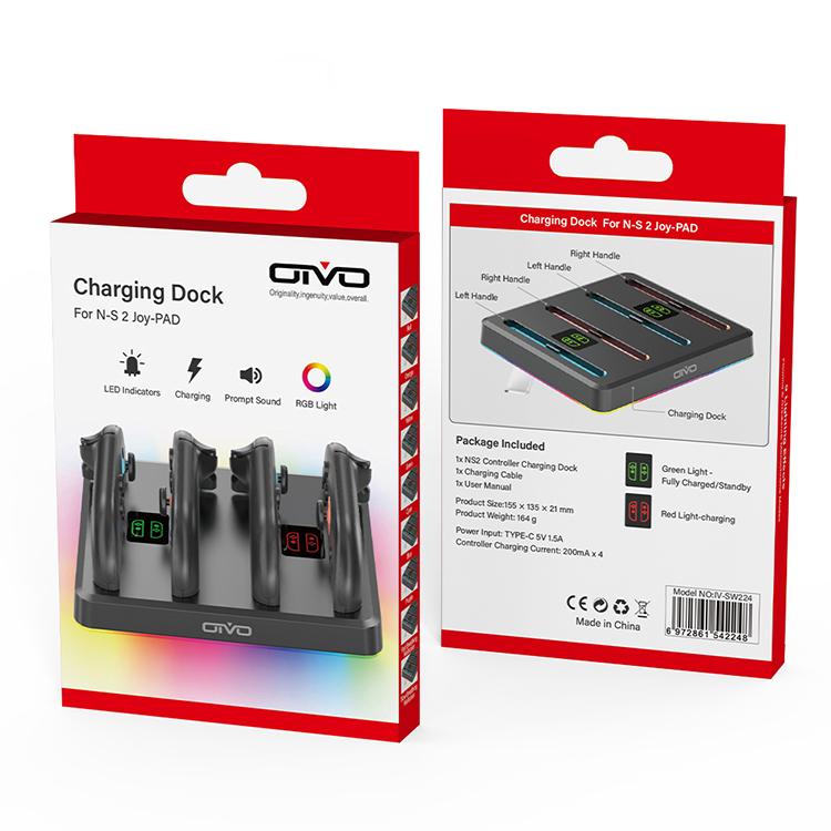 OIVO IV-SW224 Game Controller Magnetic Charging Stand
