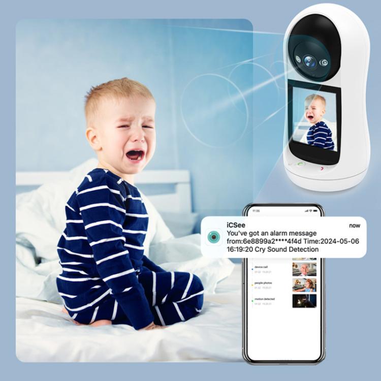 V5 2MP Home HD Full Color Two-Way Video Call Camera Support One-Click Call