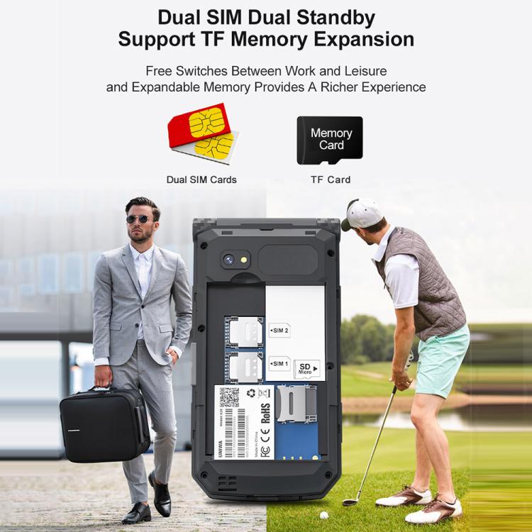 UNIWA X29 Keypad Flip Rugged Phone, 2.8 inch + 1.77 inch Double Screen, MT6261D, Network: 2G