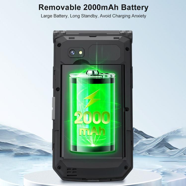 UNIWA X29 Keypad Flip Rugged Phone, 2.8 inch + 1.77 inch Double Screen, MT6261D, Network: 2G