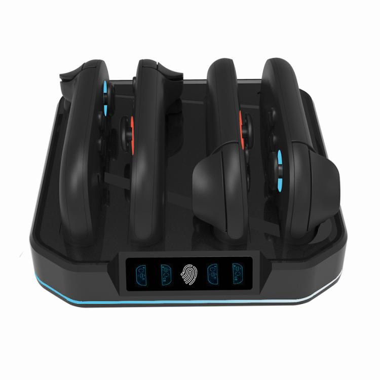 KJH NS2-026 4 in 1 Game Controller Charging Stand with RGB Light