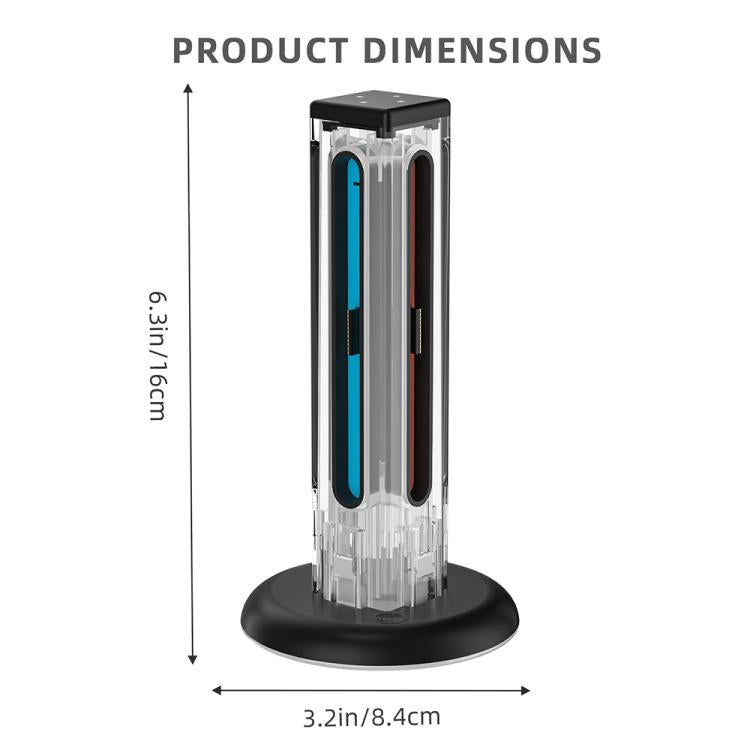 JYS NS2318 4 in 1 Game Controller Charging Dock with RGB Light
