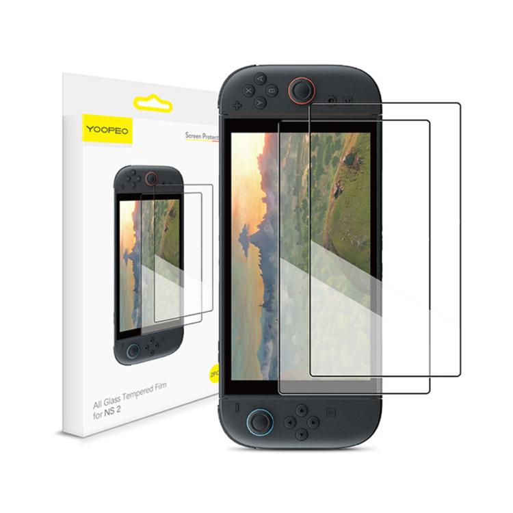 YOOPEO YP115 2pcs Anti-fingerprint HD Tempered Glass Film