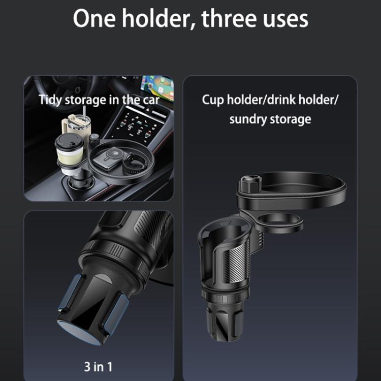 Yesido C180 3 in 1 Car Multi-function Tray Water Cup Holder