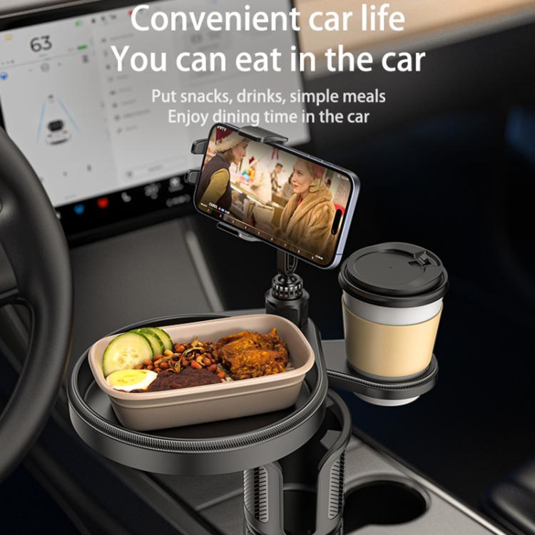Yesido C274 4 in 1 Car Multi-function Tray Water Cup Phone Holder