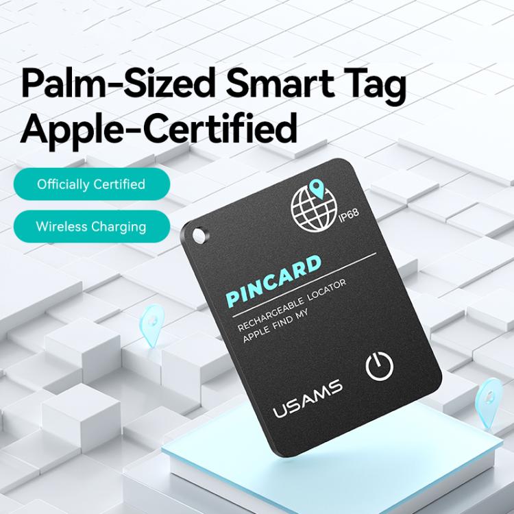 USAMS ZB353 iOS Mini Ultra-thin Card Type Anti-lost Device Location Tracker
