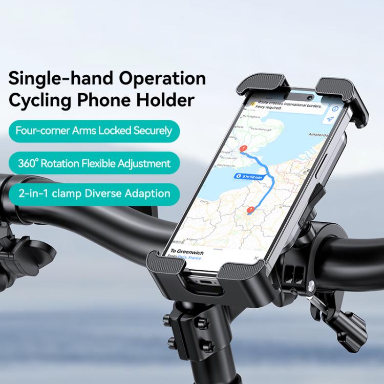 USAMS ZJ082 360-degree Universal Ball Motocycle Cycling Phone Holder