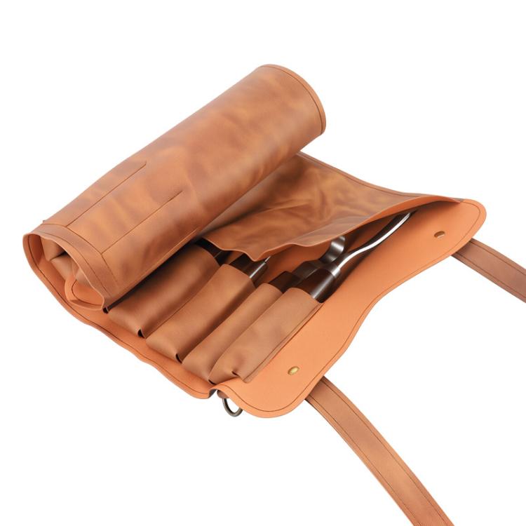 DIY Hand Engraving Knife Cowhide Roll Bag Woodworking Engraving Knife Set