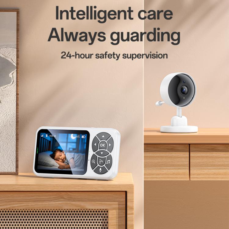 Yesido KM26 3.5 inch TFT screen 2.4G Baby Monitor Care Camera, Plug: UK Plug