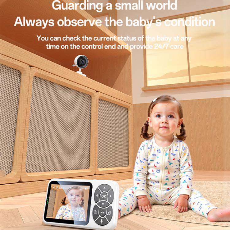Yesido KM26 3.5 inch TFT screen 2.4G Baby Monitor Care Camera, Plug: UK Plug
