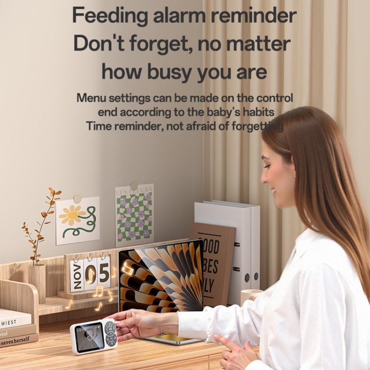 Yesido KM26 3.5 inch TFT screen 2.4G Baby Monitor Care Camera, Plug: UK Plug