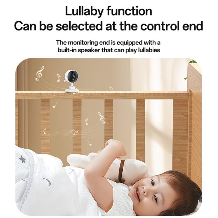 Yesido KM26 3.5 inch TFT screen 2.4G Baby Monitor Care Camera, Plug: UK Plug