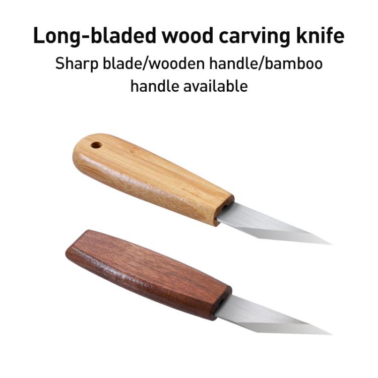 Long Blade Bevel Pointed Hand Carving Knife Utility Knife