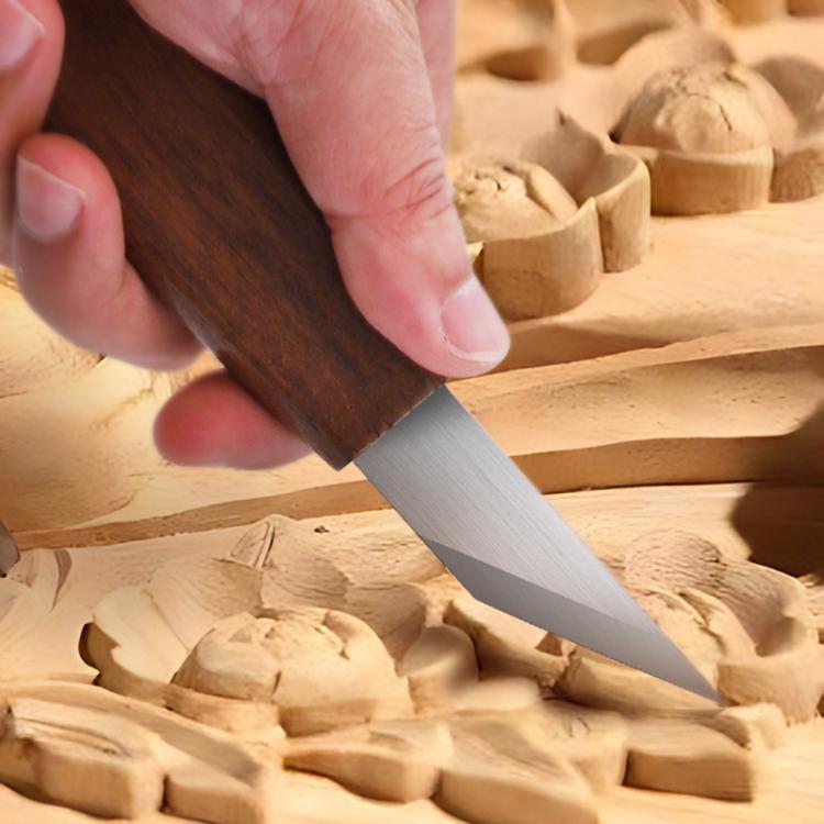 Long Blade Bevel Pointed Hand Carving Knife Utility Knife