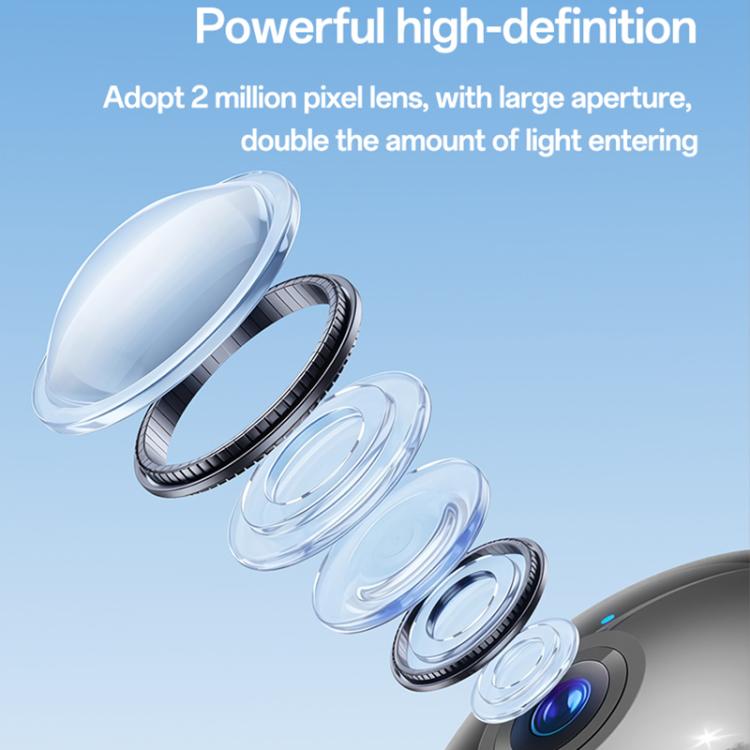 Yesido KM28 5 inch LCD Screen 2.4G WiFi Baby Monitor Care Camera, Plug: UK Plug