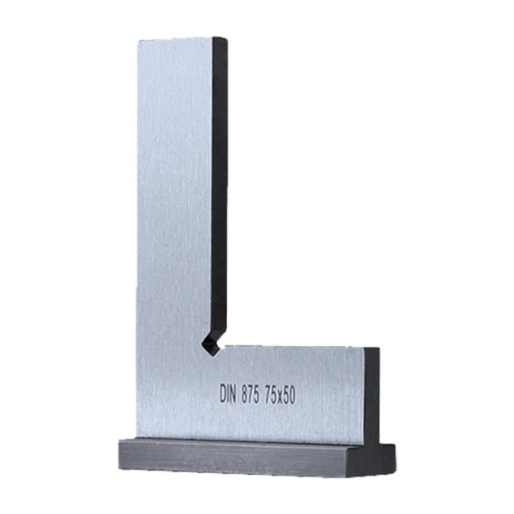 90 Degree Flat Edge Woodworking Square L-shaped Carbon Steel Knife Edge Set Square