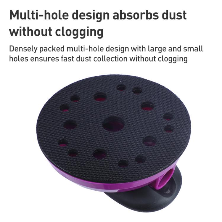 Manual Round Dust Extraction Polishing Hand Grinding Board with Sandpaper Set