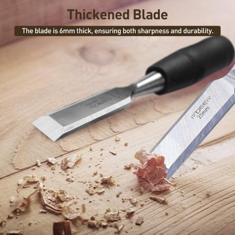 RUITOOL Knockable Through Handle Woodworking Chisel Slotting Chisel Carving Tool